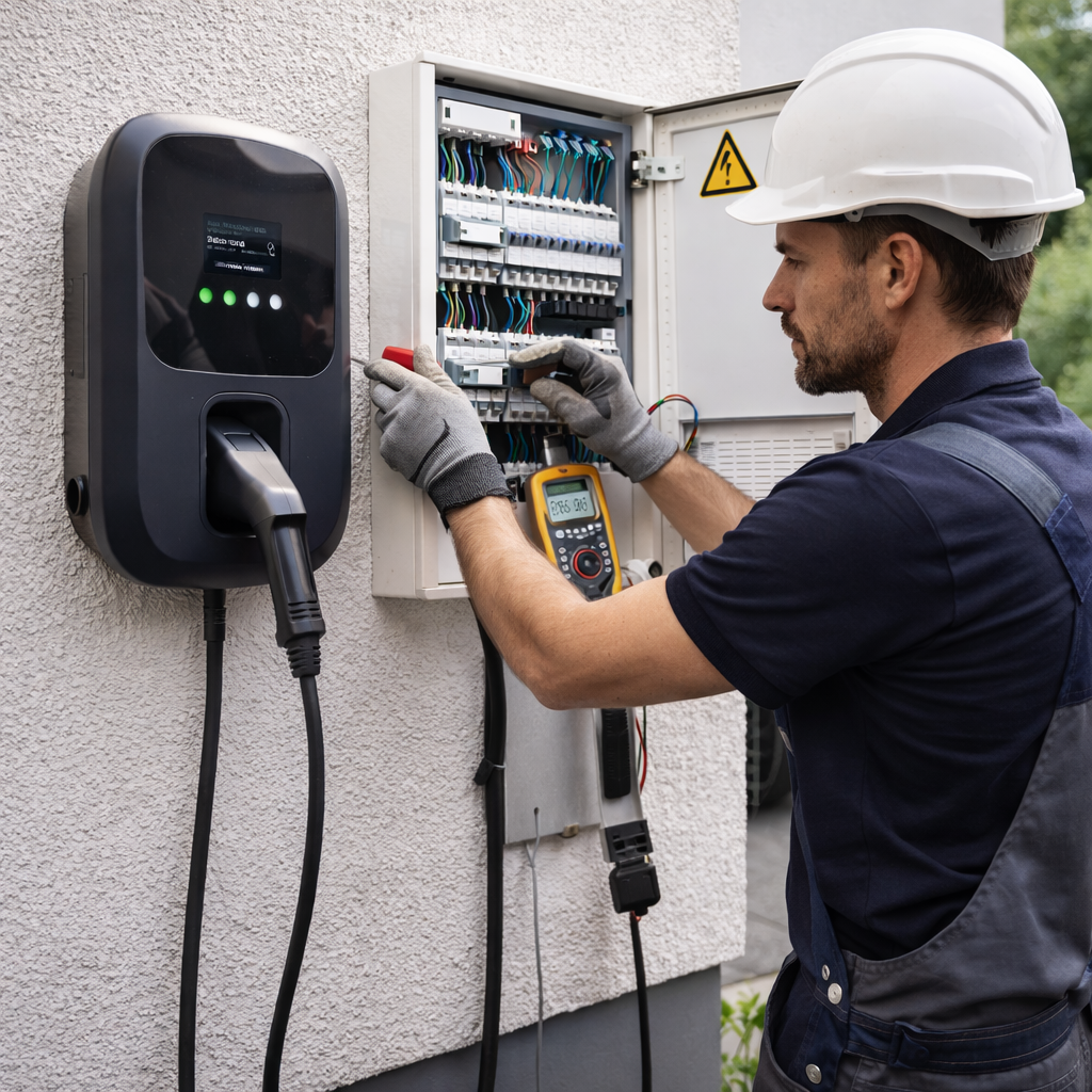Wallbox Installation in Garage